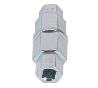Kukyller Hex Axle Tool for Motorcycle Front Axle Wheel, Front Wheel Spindle Axle Hex Spindle Driver Socket Tool 17mm, 19mm, 22mm, 24mm (Silver)