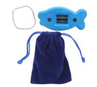 Kukyller Ice Skates Blade Sharpener, 2 Sides Adjustable Coated Rolling Wheels Sharpening Sand Skates Blade Grinder Stone with Storage Bag (Blue)