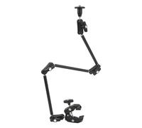 Kukyller Magic Arm Clamp Mount Friction Power Articulating Magic Arm Magic Arm Clamp Kit Friction with Adjustable Camera Boom Arm with 1 4 Inch 3 8 Inch for Slr Cameras