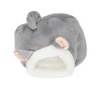 Kukyller Mini Pet Sleeping Nest Hamster Sleeping Nest Hamster Bed Small Animal Squirrel House Cage Toy Hamster Warm Bed Small Animals Bedding House for Dwarf Gerbil Sugar Glider (gray baby)