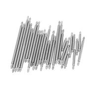 Kukyller Pasadores de Correa de reloj, barra de resorte de reloj Pasadores de reloj de Acero inoxidable Bandas Herramienta para quitar pasadores de enlace de Correa Kit de reemplazo de (60pcs)