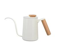 Kukyller Pour Over Coffee Kettle, Stainless Steel Gooseneck Tea Pot Hand Coffee Maker with Wooden Handle and Long Narrow Spout for Stove Coffee Spout Pots (350ml) (600ml)