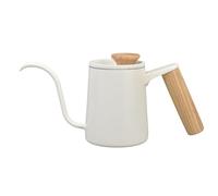 Kukyller Pour Over Coffee Kettle, Stainless Steel Gooseneck Tea Pot Hand Coffee Maker with Wooden Handle and Long Narrow Spout for Stove Coffee Spout Pots (350ml)