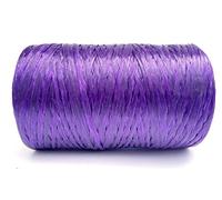 Kulay Artificial Deer Sinew Purple Waxed Flat Polyester Thread for Beading, Leather, Tie-dye Crafts and Sewing, Brown Sinue (5-Ply, 300 Yards or 900 Feet)