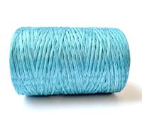 Kulay Artificial Deer Sinew Turquoise Waxed Flat Polyester Thread for Beading, Leather, Tie-dye Crafts and Sewing, Turquoise Sinue (5-Ply, 300 Yards or 900 Feet)