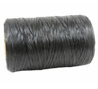 Kulay Black Artificial Deer Sinew Waxed Flat Polyester Thread for Beading, Leather, Tie-dye Crafts and Sewing, Sinue (5-Ply, 300 Yards or 900 Feet)