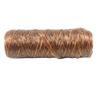 Kulay Brown Bobbin Artificial Deer Sinew Waxed Flat Poly Thread, 20 Yards, 5 Ply, 70 LB Test