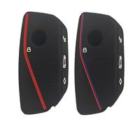 KULCSOK Compatible with BMW IX X1 Fob Cover X5 50e X6 Xdrive40i X7 2025 2024 2023 7 Series i7 XM Silicone Key Protector Case Holder - 2PCS Black