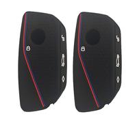 KULCSOK Compatible with BMW IX X1 Key Fob Cover X5 50e X6 Xdrive40i X7 2025 2024 2023 7 Series i7 XM Key Cover Case Silicone Key Holder Key Protector 2PCS B Black