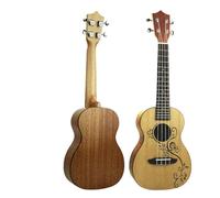 Kulele For Adults 23inch Ukulele Mini Guitar Carved From Spruce A Portable And Creative Folk For Beginners