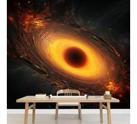 Kuletkear Removable Wall Mural Cosmic Vortex Self-Adhesive Large Wallpaper Space Waterproof Decals Art for Baby Nursery Girl Boy Kids Room Wall Decor 350x245cm