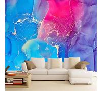 Kuletkear Wall Mural Marble Wall Decor Photo Wallpaper Texture Green Gold Removable Sticker for Kids Room Living Room Bedroom Decor Mural 826x589cm