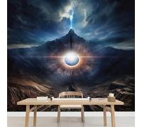 Kuletkear Wall Mural Outer Space Peel and Stick Self-Adhesive Wallpaper Canyon Art Removable Large Sticker Waterproof Wall Decor Print Picture Image Design 200x140cm
