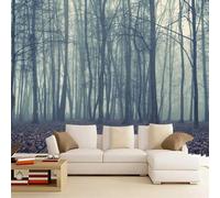 Kuletkear Wallpaper Peel and Stick Forest Tree Waterproof Mural Natural Landscape Decor Paintings for Nursery Wall Décor Girls Kids Bedroom Living Room Bathroom Home Decor 400x280cm