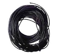 KULIA® Black Nazar Dhaga 10 Meter Thread Anklet Bracelet Knotting Cord Dhaga Good Luck Charms Raksha Sutra Kalawa Evil Eye Protection Black Silk Thread Beading, Jewelry Making Thread