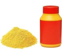 KULIA® Chandan Tilak Yellow Powder Hindu Goddess Pooja Item Chandan Powder For Tilak, Tikka, Pooja, Havan Samagri Home Temple Accessories Pooja Thali Décor Puja Set Religious Gifts