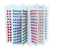 KULIA Crystal Bindi Women Tikka Round Stickers Forehead Bindi Wedding Tikka Book Bindi Nail Art Stickers 500 Multi Dots Sticker Bollywood Party Indian Bindi Wedding Tikka Fashion jewelry Face Jewels