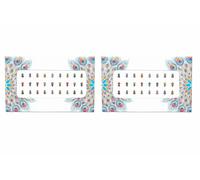 KULIA® Multicolor Bindi Tattoos Stickers Forehead Tikka Self Adhesive Bindis 2 Packets Face Jewels Indian Sticker Women Bindi for Daily Wear, Wedding Fashion Jewelry Face Jewels