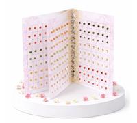 KULIA® Multicolor Crystal Stone Bindi Tattoos Stickers Forehead Tikka Self Adhesive Bindis Face Jewels Indian Sticker Women Bindi for Daily Wear, Wedding Fashion Jewelry Face Stickers