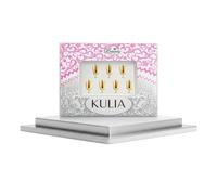 KULIA® Tilak Bindi Sticker Pack 1 Self Adhesive Religious Forehead Tilak Bindis For Women Puja, Temple Visits, Festivals & Janmashtami Face Jwell Multi Stone Bindi Fashion Jewelry Gift For Woman