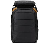 KULKEA Käydä 40L Travel Backpack - Carry-on Backpack - Detachable pouch, Water Bottle Pocket, Boot Bag for Snow Sports, Black/Gold, One Size, 44 L