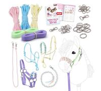 kullaloo DIY Hobby Horse Halter Kit ✦ Make Stick Horse Head Collars, Rope Halters & Reins ✦ Includes Digital Instructions (PDF) ✦ Pastel