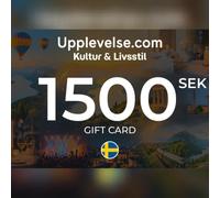 Kultur & Livsstil - Upplevelse.com Gift Card 1500 SEK Key - SWEDEN