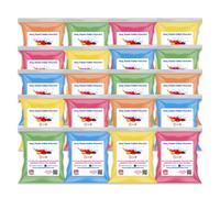 Kulture Khazana Holi Non-Toxic | Washable | biodegradable Color Powder Pack of 20 (50 gm packet)