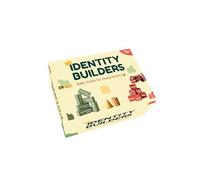 KultureGames - Identity Builders Chunky Wooden Building Blocks - Christian Educational Toy with Bible Verses & Identity Words - 28-Piece Faith-Based Learning Set with Storybook & Storage Bag - Ages 3+