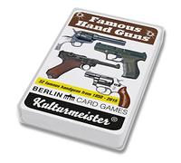 Kulturmeister - Famous Guns Playing Cards: Explore 32 Unique This Gun Themed Playing Cards, Engaging Trump Game, Cool & Unique Playing Trump Cards Game Cards for Game Night Enthusiasts
