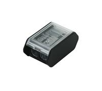 KUM 1055511 - Long Cone Sharpener AS3 with Container, Includes 2 Replacement Blades, Black, 1 Sharpener