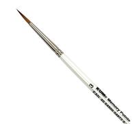 KUM 511.37.11-Memory Point Brushes, MemTip Pin RS #3, Round Tip, Pack of 1, Synthetic, White