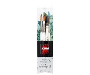 KUM 5146716 Artist Brush Set 4 Pieces Schlemmer Art Botanical Brush Set