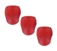 KUM AZ103.63.16-R Pencil Pal M2 Pencil Sharpener with Container Pack of 3, Red, Multipack, Double Container Sharpener