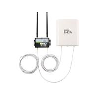 KUMA CONNECT E-Zi 4G Router with SIM Slot Unlocked - 150Mbps Portable WiFi Router & Outdoor Antenna for Home Office Static Caravan Motorhome - UK/EU Network Mobile Broadband LTE Hotspot - 12vDC/240vAC