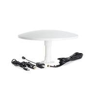 KUMA Cosmos Caravan TV Aerial | High Gain 360° Omnidirectional Freeview Digital HD TV Antenna | Built-In Signal Booster - Portable Outdoor Kit for Motorhome, Truck, Campervan, Boat & Car - Screw Base