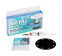 KUMA Metal Mount Disc - Rustproof Mounting Disk with Waterproof Glue for Magnetic Pole Aerial Antenna TV - Magnet Based Accessory for Motorhome Caravan Campervan Car Truck Van Boat