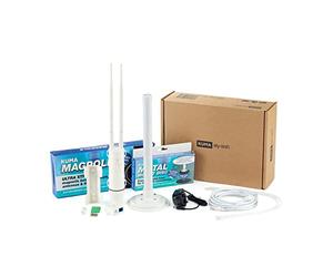 KUMA My-WiFi Outdoor Extender Booster - 600Mbps Long Range Internet Repeater for Garden Office, CCTV Security & Gaming - Weatherproof Signal for Motorhomes, Pubs & Outbuildings - 240V