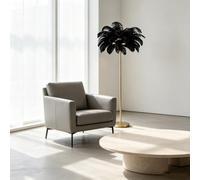 kumamart Bedroom Ambient Feather Standing Floor Lamp