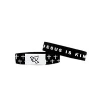 kumamart Bible Verse Bracelets Scan Christian Bracelet For Men Daily For Women Christian Gifts(Bible verse bracelets Black)