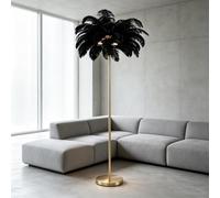 kumamart Premium Feather Floor Standing LED Lamp