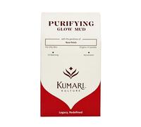 Kumari Kulture Ayurvedic Rose Petal Glow Mask - 5 Individual Single-Use Sachets - Purifying Facial Clay with Sandalwood & Red Lentils - Skin Refining & Rejuvenating Detox for Oily Skin