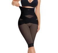 KUMAYES Shapewear for Women Tummy Control, Tummy Control Knickers, Control Underwear Women Seamless High Waist Suck in Tummy Pants, Extreme Firm Slimming Cross Compression Shaper (XL, Black)