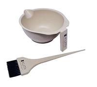 Kumi Professional Oatmeal 2-Piece Hair Dye Set: Bowl and Brush Kit for Home or Professional Use