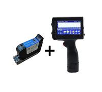 KUMIAN Handheld Printer, Intelligent Hand-held Inkjet Printer Multilingual Switching Ink Cartridge Does Not Encrypt 12.7mm Carton Plastic,Text on Any Surface(An ink cartridge)