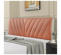 KUMIAO Soft Full Headboard Slipcover - Beige, Technology Cloth Cover for Double/Queen/King Size Bed - Support Cushion - Enhance Bedroom Décor