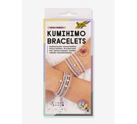 Kumihimo PASTEL RAINBOW Bracelets DIY set, 16 pieces, FOLIA multicoloured