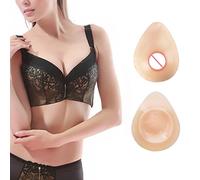 KUMIHO Silicone Breast Forms Fake Boobs False Breast with Self-adhesive for Mastectomy Crossdresser Cosplay Transgender