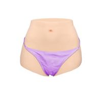KUMIHO Silicone Panty gaff Hiding Gaff Hips Enhancer for Crossdresser Transgender Ivory White