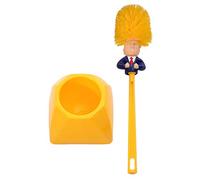 Kumkey Donald Trump Toilet Brush with Holder Creative Novelty Funny Political Presidential Thumbs Up Cheer Gag